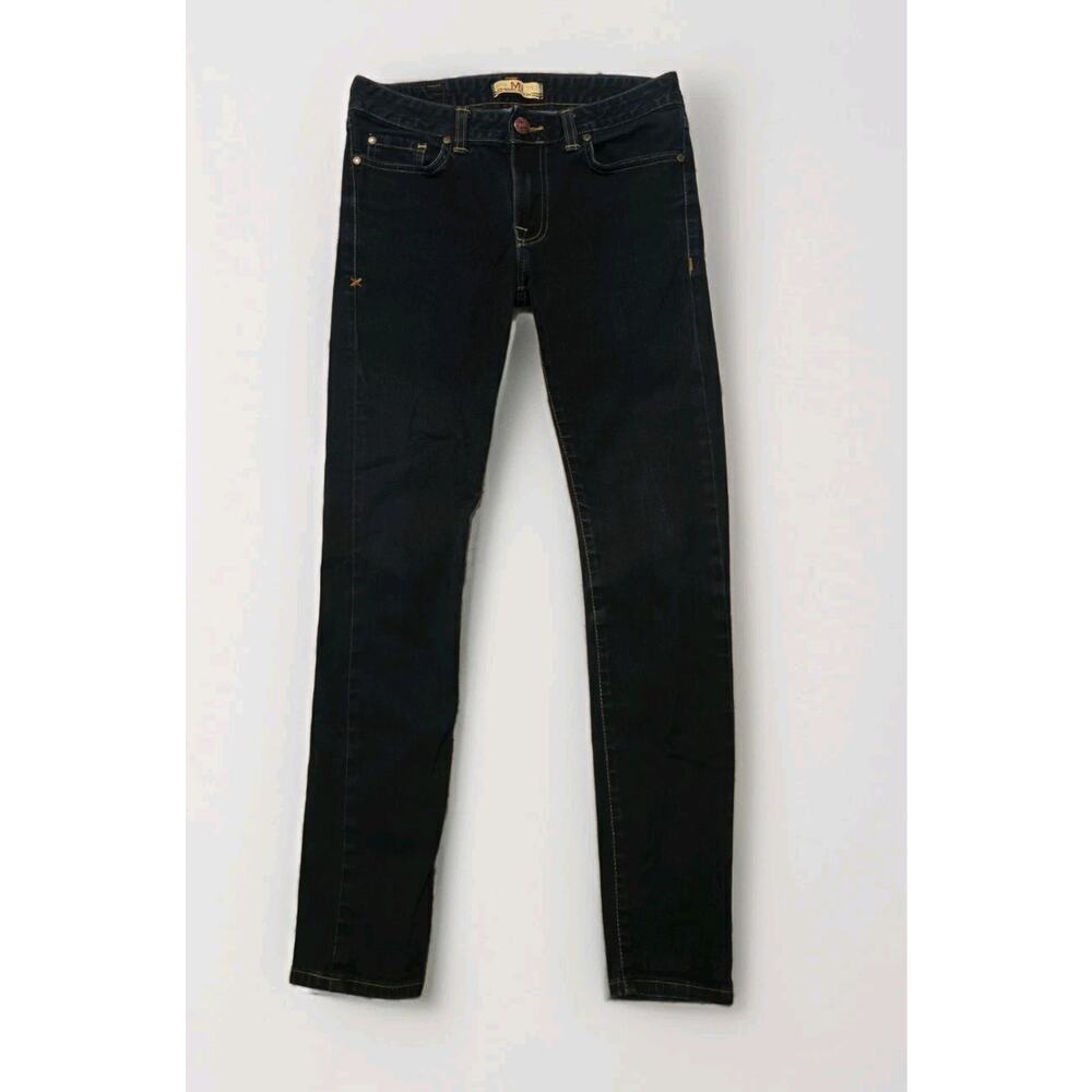 Women's Marc Nelson Size 27 The Nelson Dark Wash Denim Jeans Skinny Fit Retro